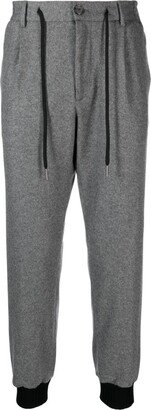 Felted Tapered-Leg Trousers