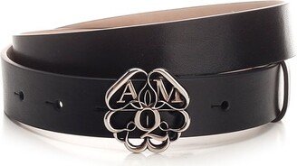 Logo Plaque Buckle Belt-CC