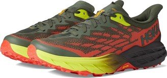 Speedgoat 5 (Thyme/Fiesta) Men's Shoes