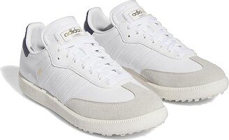 Samba Golf Shoes (Footwear White/Collegiate Navy/Off-White) Men's Shoes
