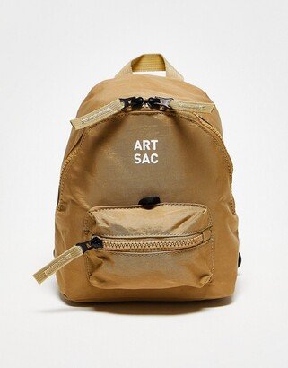 ARTSAC jakson single pocket mini backpack in stone