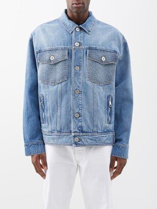 Monogram Denim Jacket-AC