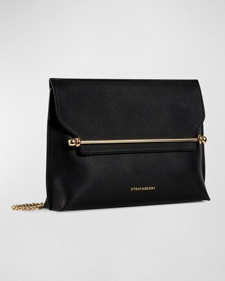 Stylist Leather Chain Crossbody