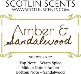 Amber & Sandalwood | Strong Scented Wax Melts Gift Ideas