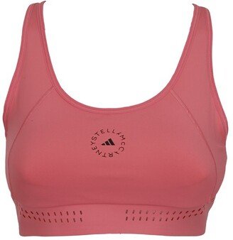 Logo Printed Sports Bra-AA