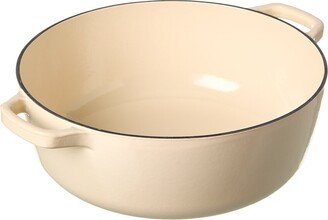 Chef’S Classic Enameled Cast Iron Cookware 5.5Qt Round Casserole With Cover