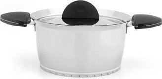 Stacca 8 18/10 Stainless Steel Covered Casserole, Black