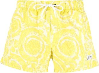 Barocco-print swim shorts