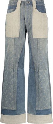 Regenerated wide-leg jeans-AB