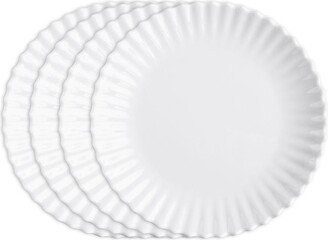 Melamine Patio Luxe Lightweight 9 Salad Plate Set/4