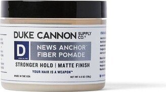 Duke Cannon Supply Co. Duke Cannon News Anchor Fiber Pomade - Strong Hold, Matte Hair Styling Pomade for Men - 4.6 oz