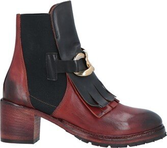 JP/DAVID Ankle Boots Burgundy