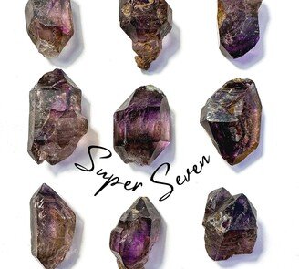 Hq Raw Super 7 Points, New Lot Melodys Stone 7, Stone, Scared, Crystal, Points