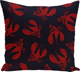 Lobster Fest Animal Print 20-inch Outdoor Pillow