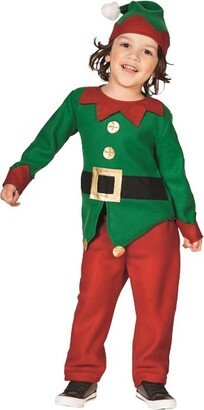 Northlight 24 Red and Green Elf Boy's Costume With a Christmas Santa Hat - 4-6 Years