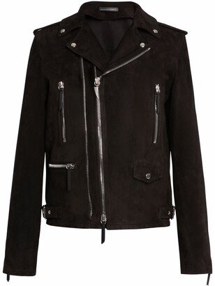 Suede Biker Jacket-AA