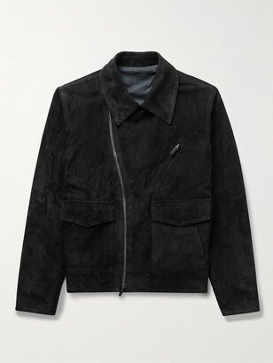 Stòffa Suede Biker Jacket