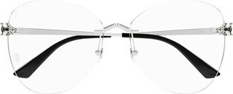 Rimless Butterfly Glasses-AA