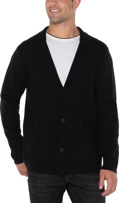 Mens Sweater Blazer Black Large