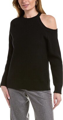 Cutout Cashmere-Blend Sweater