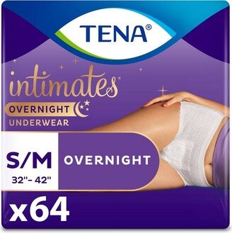 TENA Intimates for Women Incontinence & Postpartum Underwear - Overnight Absorbency - - 64ct