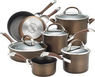 Symmetry 11 Piece Cookware Set - Chocolate