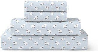 Brielle Home Cotton Flannel 4-Piece Sheet Set, California King