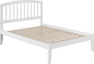 AFI Richmond Full Platform Bed with Open Foot in White