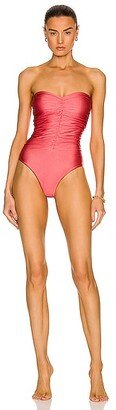 Yara One Piece Swimsuit in Coral