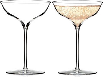 Elegance Champagne Belle Coupe Pair