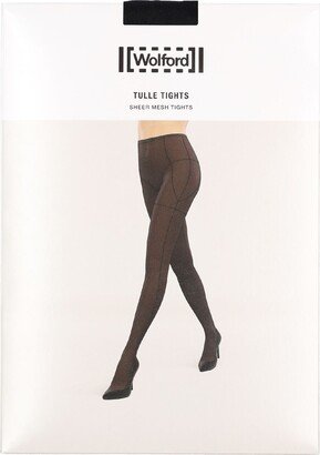 4 Way stretch tulle mesh tights