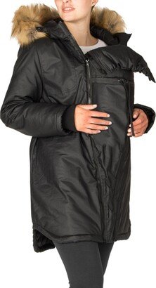 Modern Eternity Maternity Sofia - Waxed Shell 3 in 1 Maternity Parka