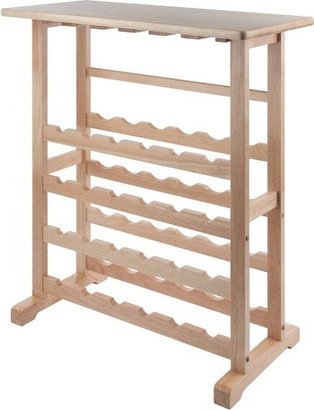 24-Bottle Wine Rack Wood/Beechwood