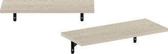 Rossi 18-Inch Wall Mounted Floating Display Shelves