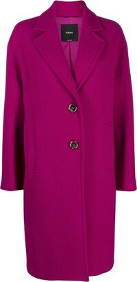 Single-Breasted Virgin Wool-Blend Coat-AC