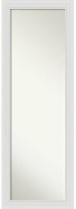 Non-Beveled Full Length On The Door Mirror - Flair Frame - Outer Size: 18 x 52 in