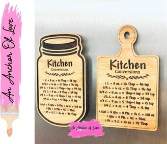 Kitchen Conversion Magnets-Two Styles To Choose From-Makes A Great Gift