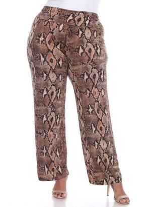 Plus Size Printed Palazzo Pants