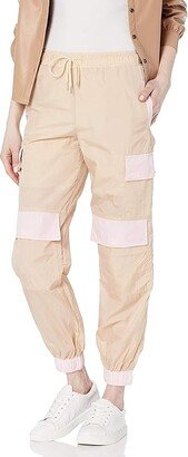 Women's Parachute Jogger (Ivory/Blush) Women's Jumpsuit & Rompers One Piece