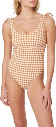 Andie The Mandalay Seersucker One-Piece Swimsuit