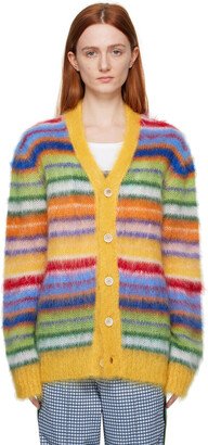 Multicolor Striped Cardigan-AA