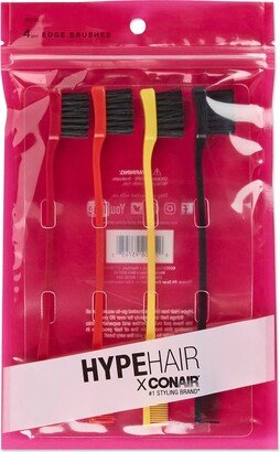 HYPE HAIR x CONAIR 4-Pack Edge Brush Combs