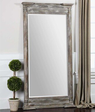 Valcellina Weathered Rustic Farmhouse 74 x 38 Full Length - Ivory