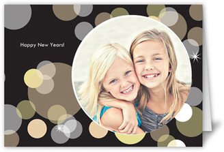 All Occasion Invitations: New Year's Bubbles Party Invitation, Yellow, Pearl Shimmer Cardstock, Square