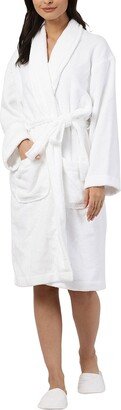 Micro Cotton 100% Cotton Spa Bath Robe & Slippers Set