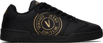 Black Brooklyn V-Emblem Sneakers