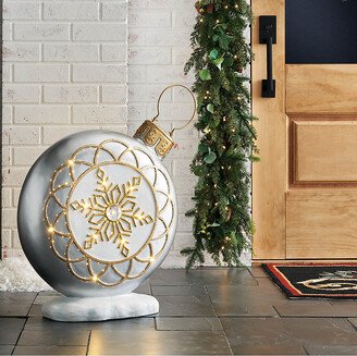 2D Snowflake LED Yard Ornament