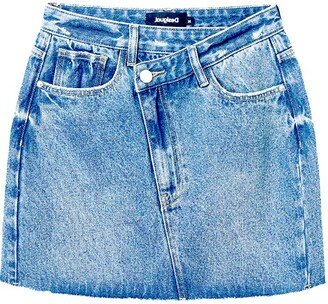 Women's Woman Denim Skirt Short