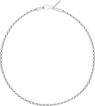 Silver Seed Chain Necklace