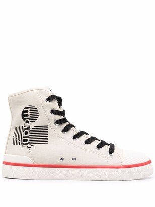 Logo Hi-Top Sneakers-AA